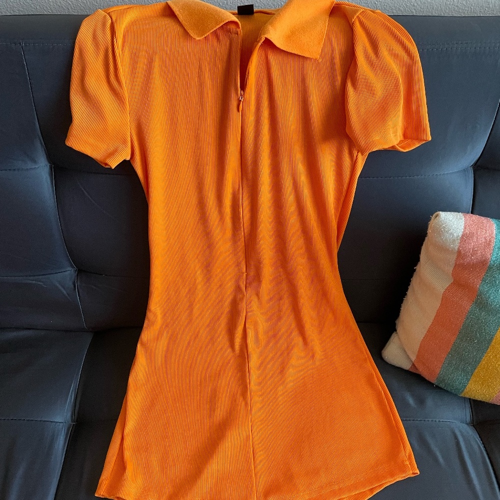 Tight Orange Body Suit